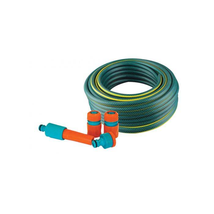 Megaflex Nylon Garden Hose With Fittings 12mm x 30m