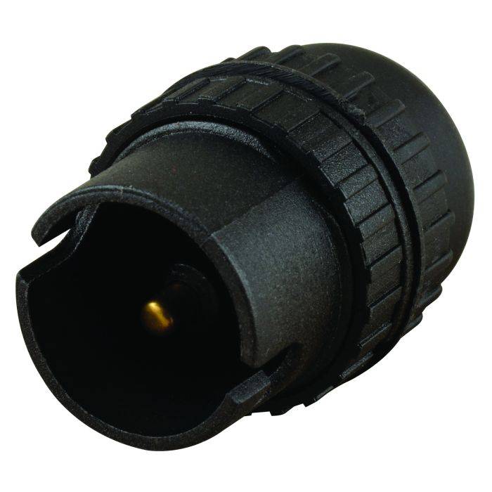 Eurolux Black PVC Lamp Holder B22 10mm