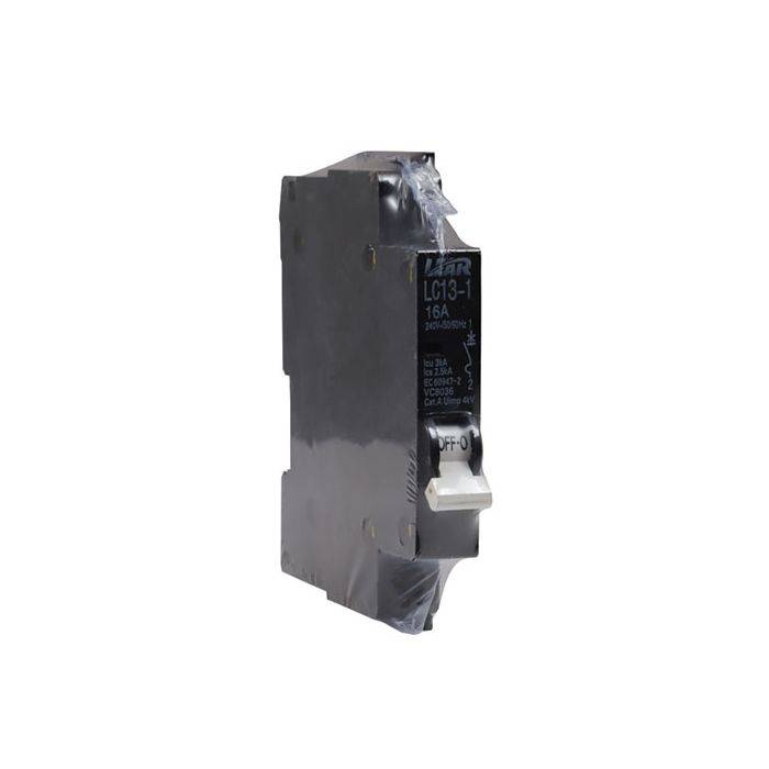 Lear 1-Pole 16A Circuit Breaker 13mm
