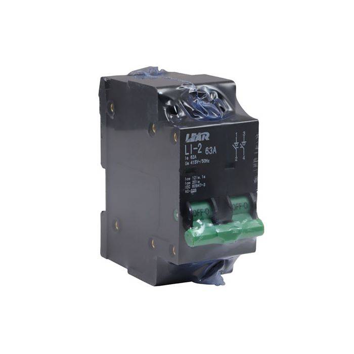 Lear 2-Pole 63A Isolator