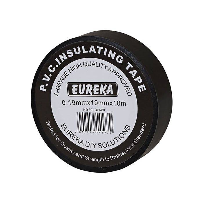 Eureka MustHaves Black PVC Insulation Tape 19mm x 10m