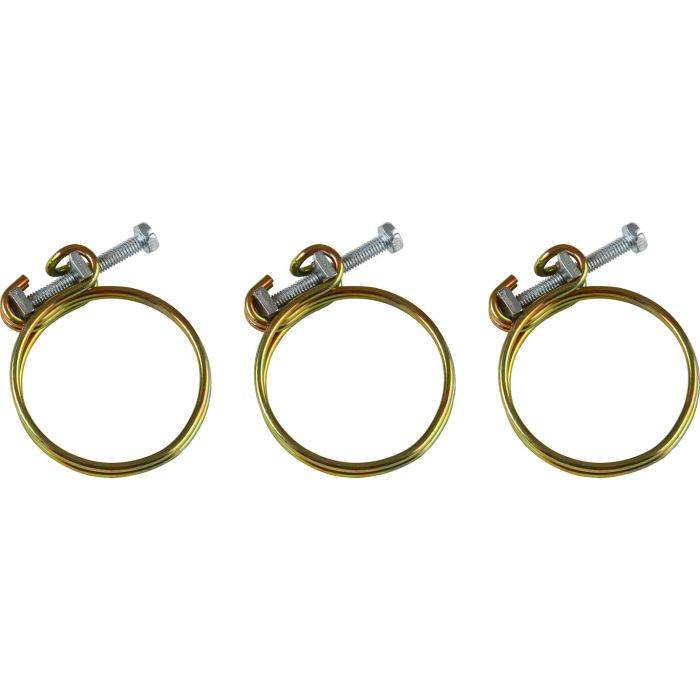 Wire Hose Clamps 36-40mm - 3 Pack
