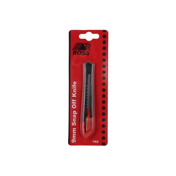 Ross Plastic Snap-Off Knife 9mm F4005