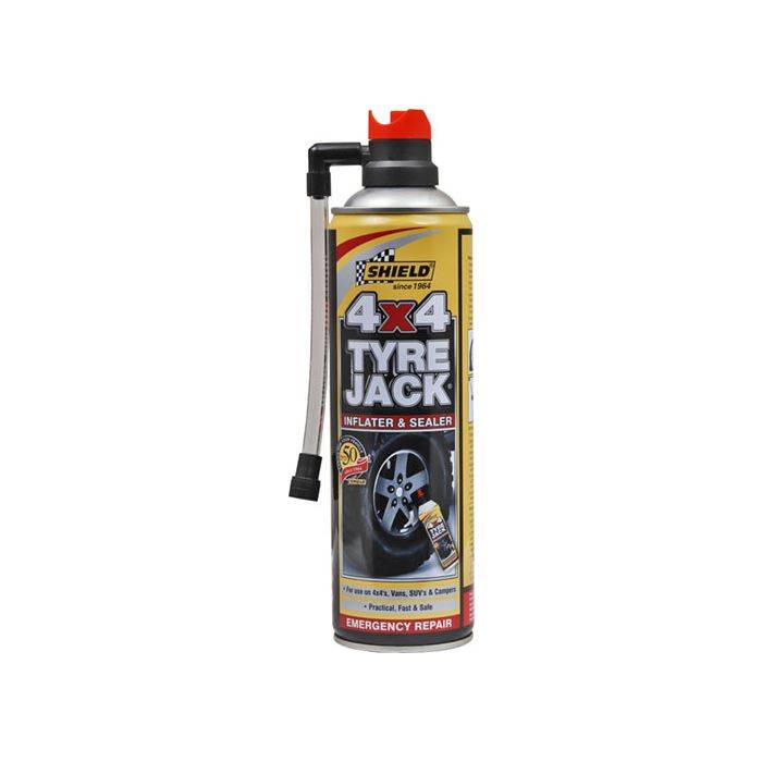 Shield 4x4 Tyre Jack Emergency Inflator 500ml