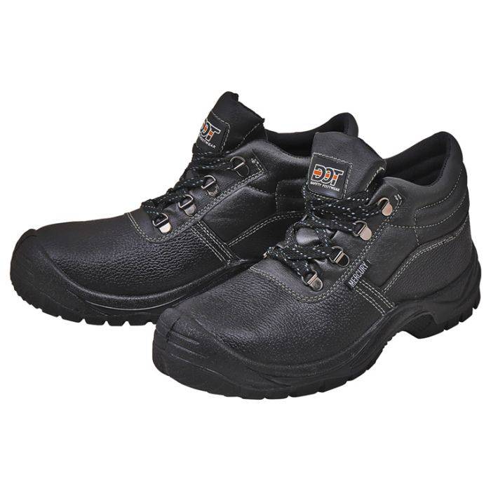 DOT Black Mercury Safety Shoes- Size 4