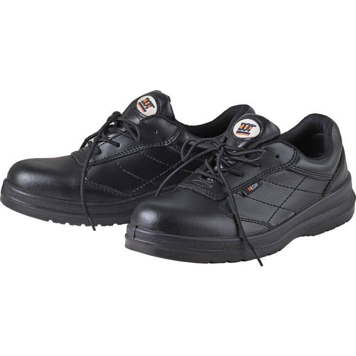DOT Black Neon Ladies Safety Shoes- Size 8