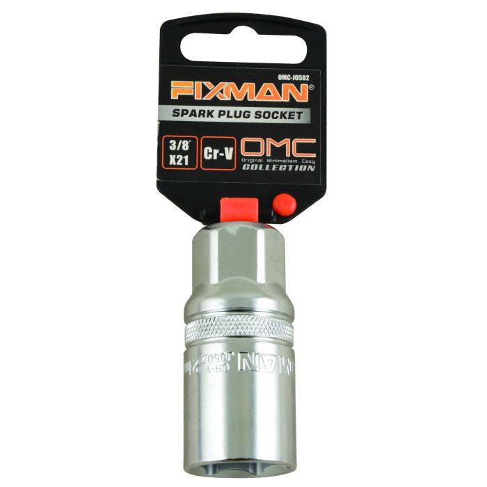 Fixman 1/4" Drive Spark Plug Socket 21mm