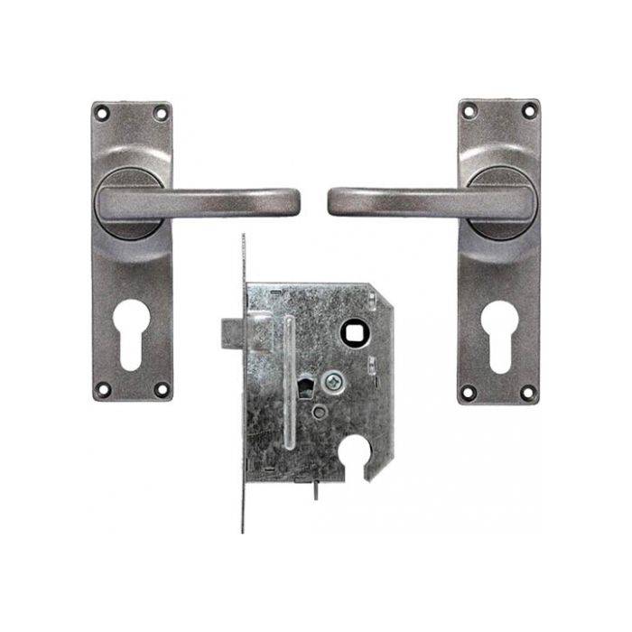 Fort Knox Satin Chrome Cylinder Lockset