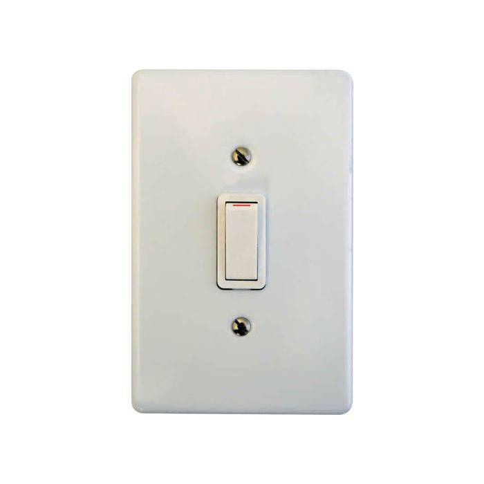 Crabtree Classic White 1-Lever 1-Way Light Switch 2x4