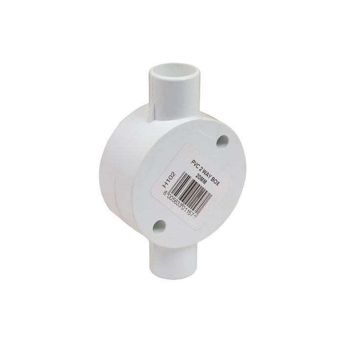 PVC Conduit 2-Way Box 20mm