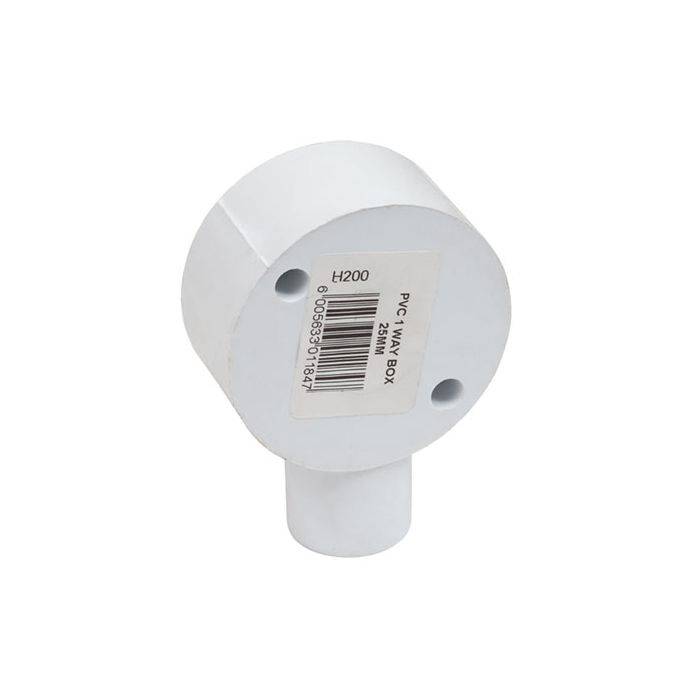 PVC Conduit 1-Way Box 25mm