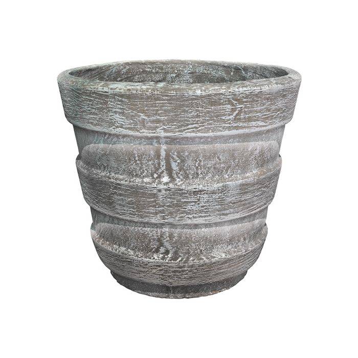 White Brush Medium Enya Pot 550 x 660 x 600mm