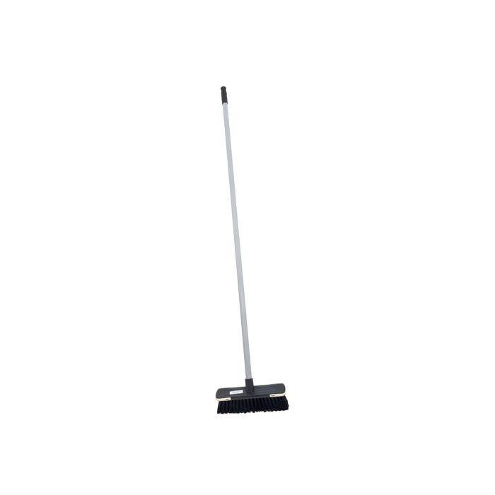 Academy Brushware Black Fibre Household Broom