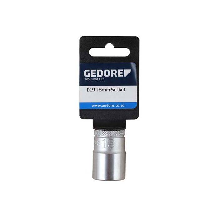 Gedore Blue 1/2" Bi-Hex Socket 18mm
