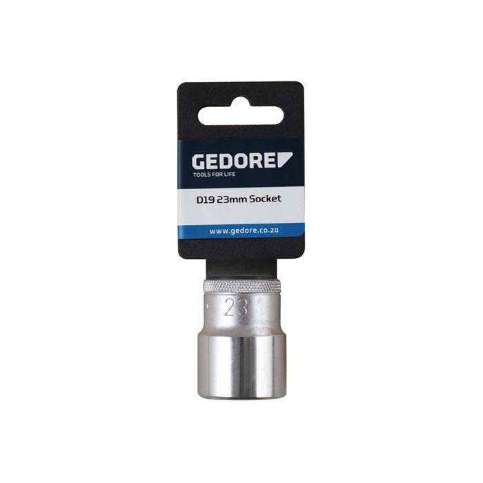 Gedore Blue 1/2" Bi-Hex Socket 23mm