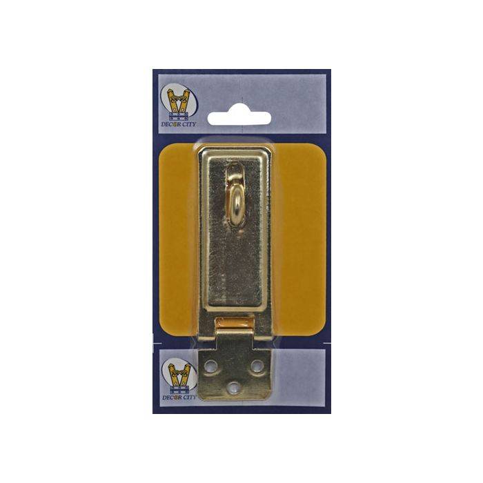 Decor City Brass Plated Hasp & Staple 90mm