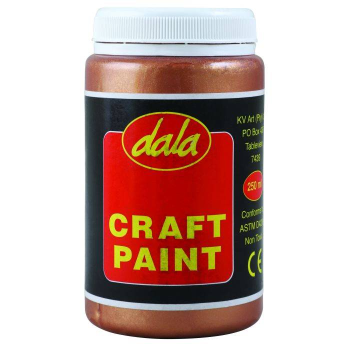 Dala Acrylic Craft Paint Bronze 250ml