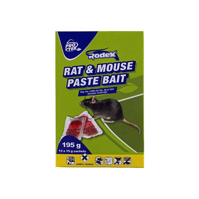 Protek Rodex Rat & Mouse Paste Bait 195g