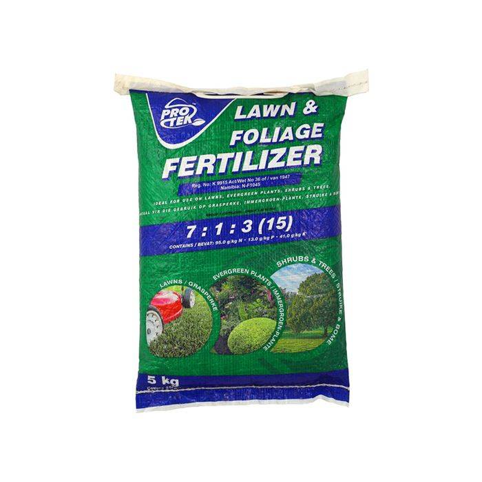 Protek Lawn & Foliage 7:1:3 (15) Fertilizer 5kg