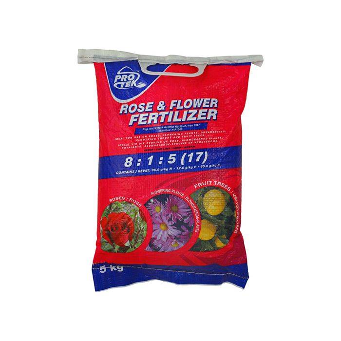 Protek Rose & Flower 8:1:5 (17) Fertilizer 5kg