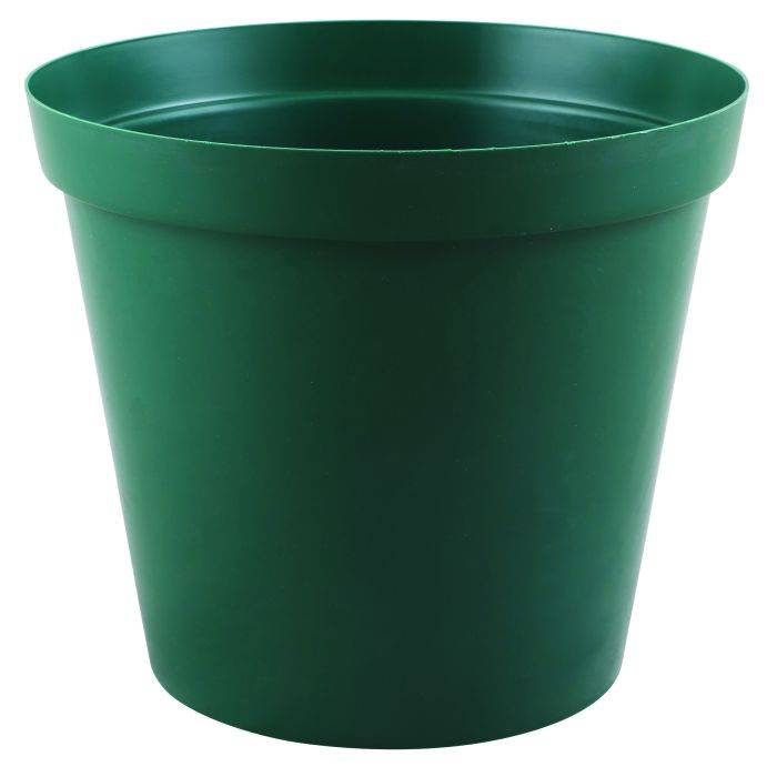 Green Plastic Round Pot 200mm