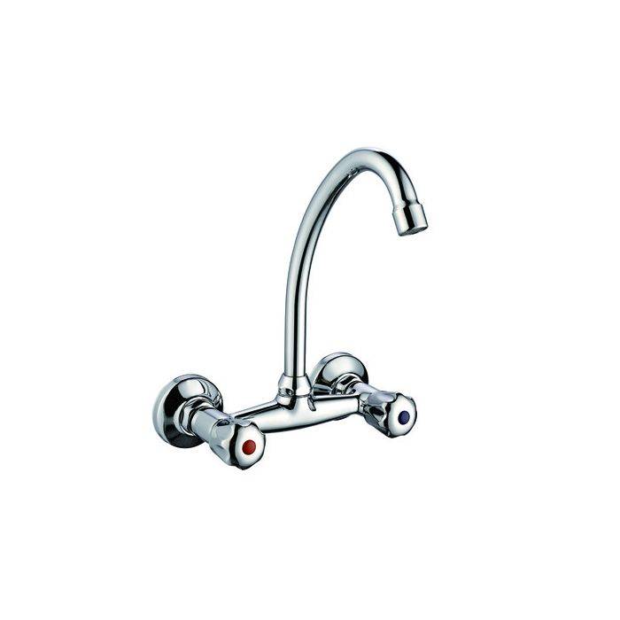 Icon Red Chrome Plated Taurus Sink Mixer T5
