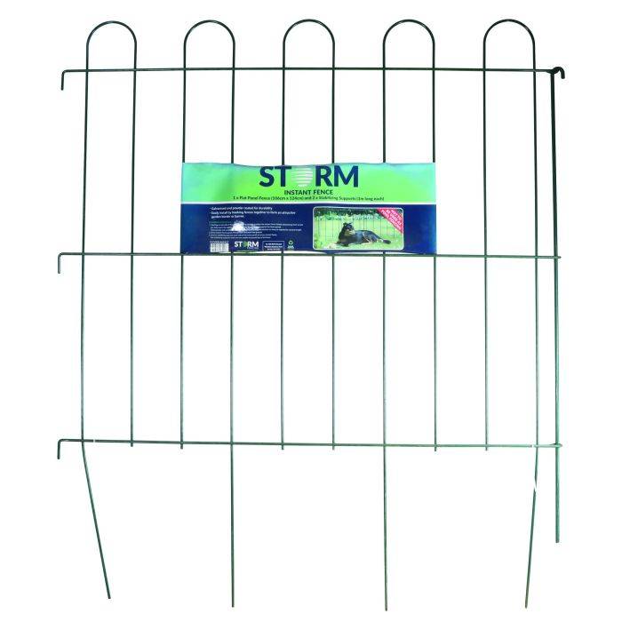 Storm Green Instant Panel Garden Fencing 1 x 1.1m