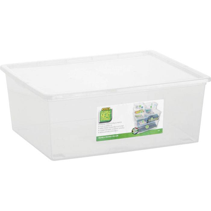 Addis Clearly Neat Storage Box 30L