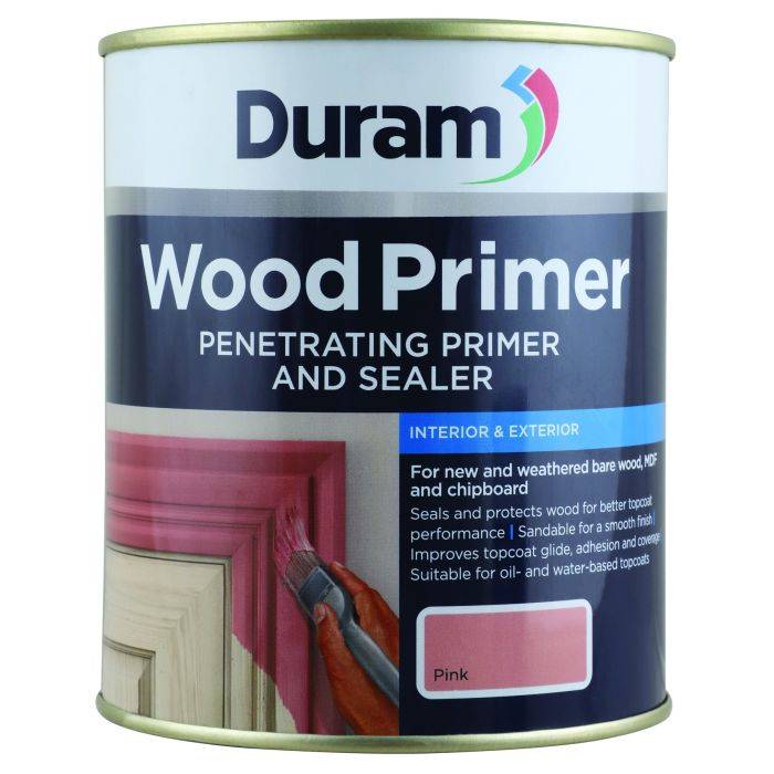 Duram Wood Primer Pink 1L