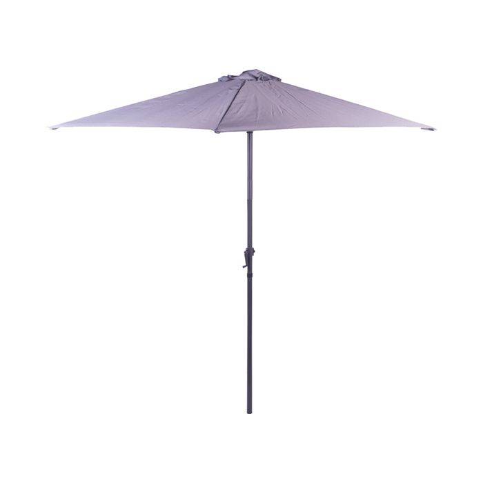 Seagull Light Grey Parasol With Aluminium Pole 2.7m