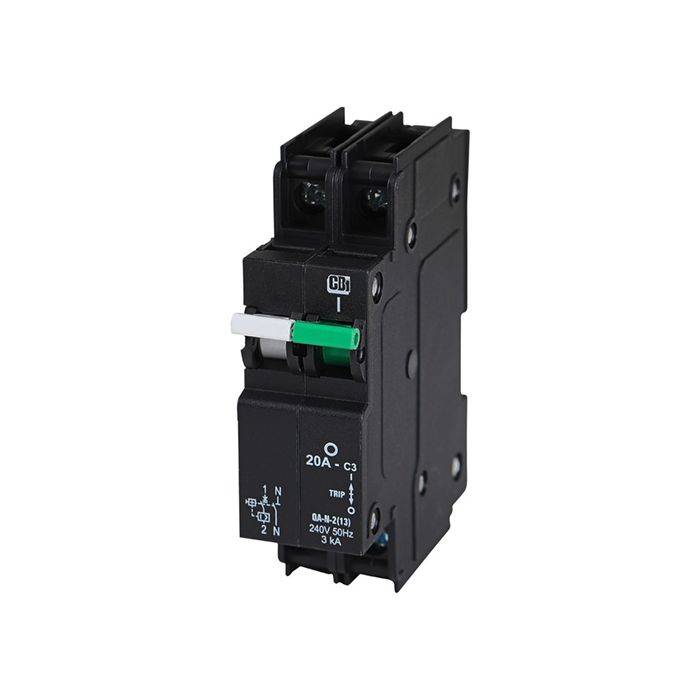 CBI 1-Pole + N 20A Circuit Breaker