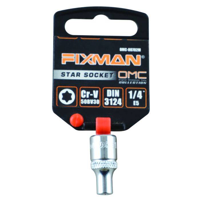 Fixman 1/4" Drive 6 Point E-Socket E5
