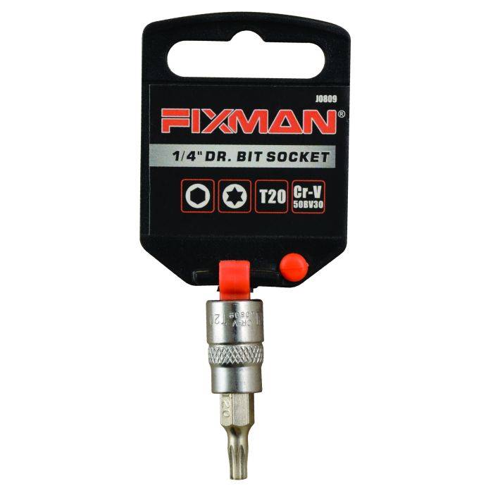 Fixman 1/4" Drive Dr. Bit Torx Socket T20