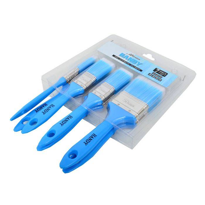Academy Brushware Handy 7 Piece Paint Brush Set - 12/25/25/38/38/50/50mm