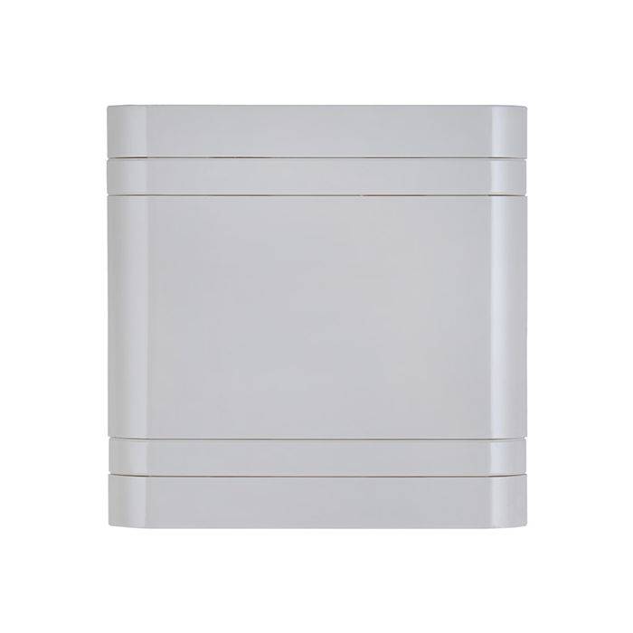 Lesco White Blank Cover Plate 4x4