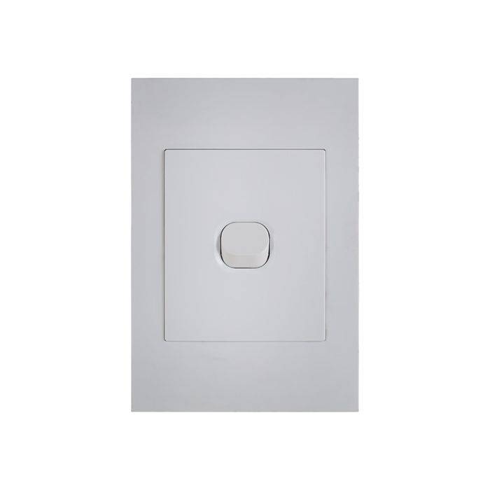 Lesco Pipelli Quad White 1-Lever 2-Way Light Switch 2x4