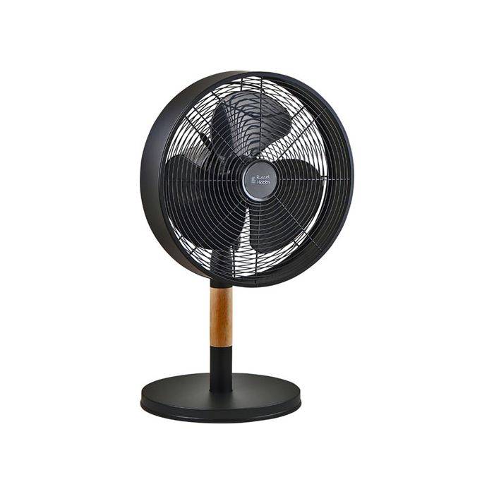 Russell Hobbs Black Metal Desk Fan 300mm