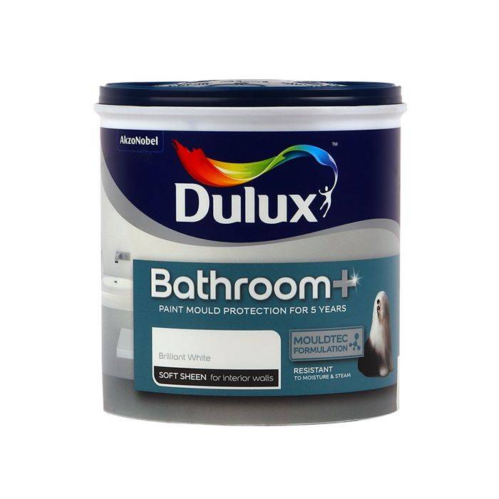 Dulux Bathroom+ Brilliant White 1L
