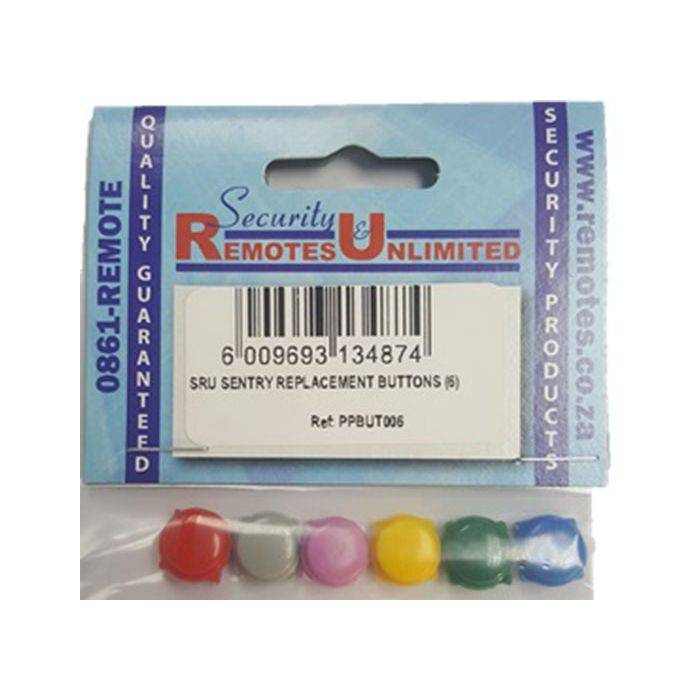 SRU Sentry Replacement Buttons - 6 Pack