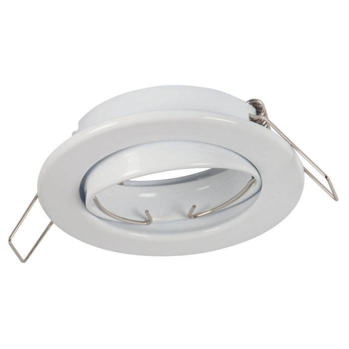 Bright Star White Tilt Downlight Fitting 65mm