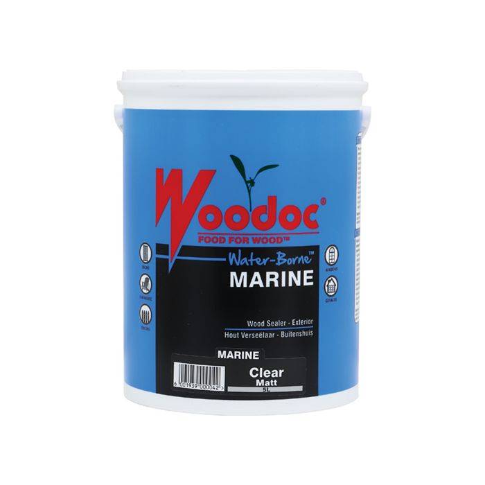 Woodoc Water-Borne Marine Matt Clear 5L