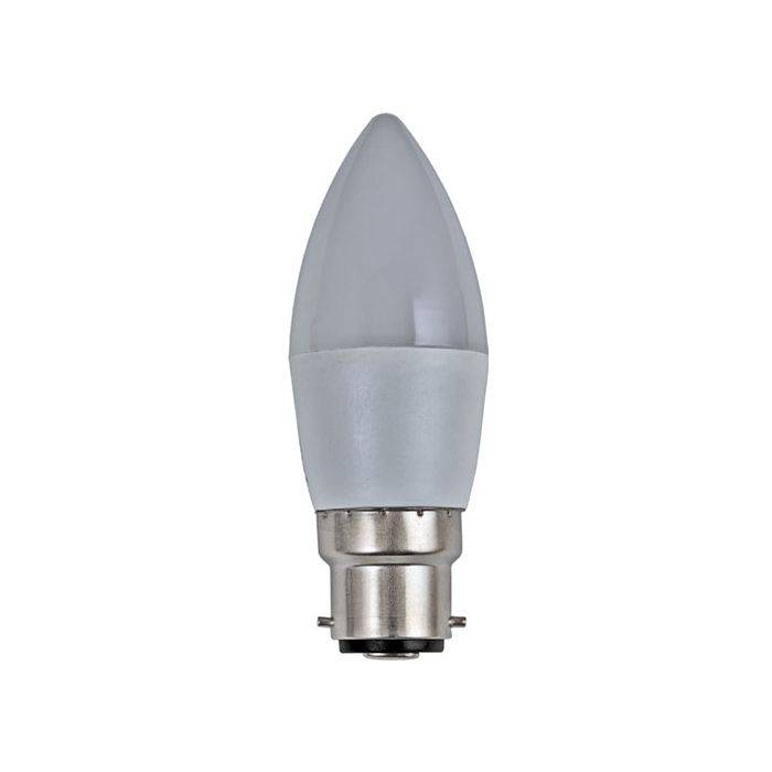 Eurolux 7W Cool White B22 LED Candle Lamp