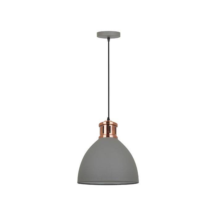 Radiant Grey Metal Pendant Light 330mm