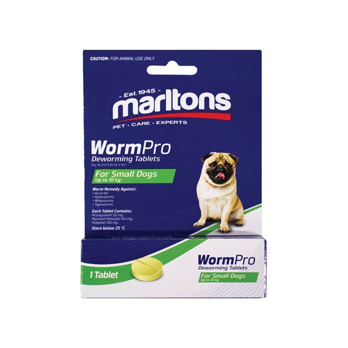 Marltons Wormpro For Small Dogs