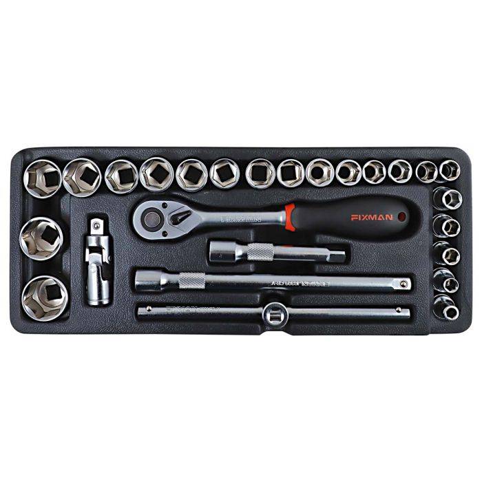 Fixman 26 Piece 1/2" Drive Socket Set