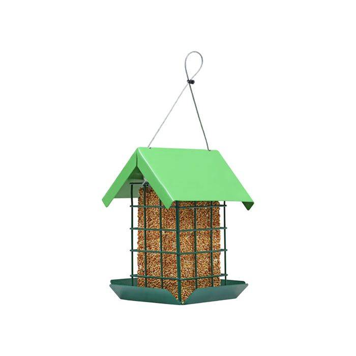 Elaine's Seed Tower Bird Feeder With Seed Block