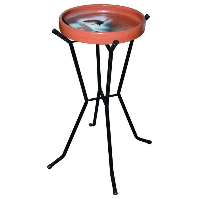 Elaine's Garden Bird Bath + Stand