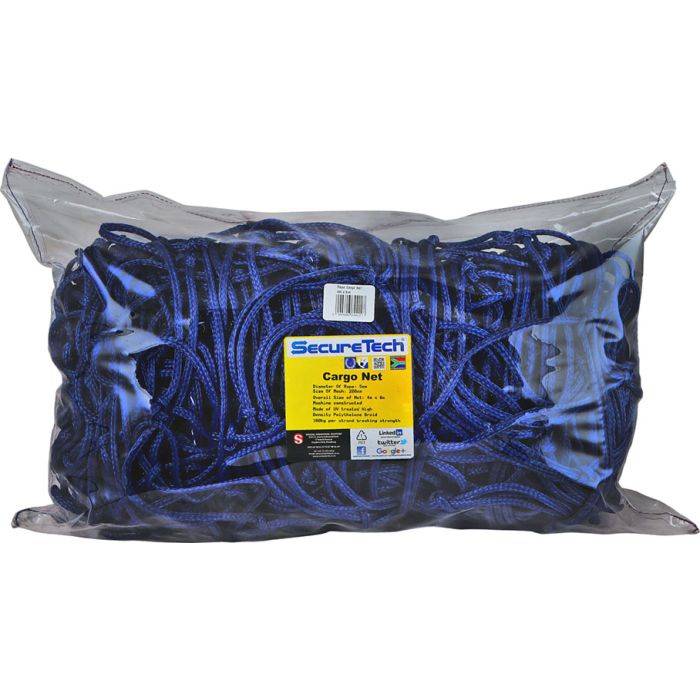 SecureTech Nylon Rope Cargo Net 4 x 6m