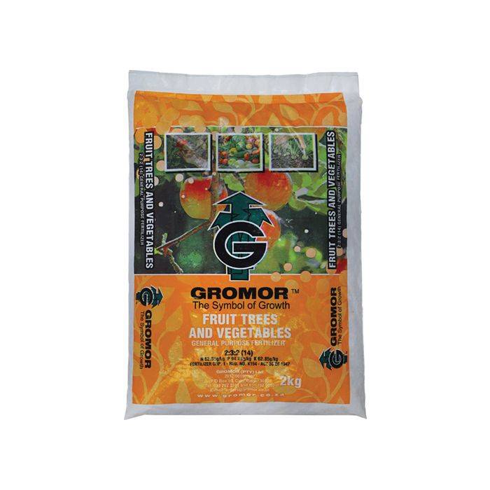 Gromor Fruit Trees & Vegetables 2:3:2 (14) Fertilizer 2kg