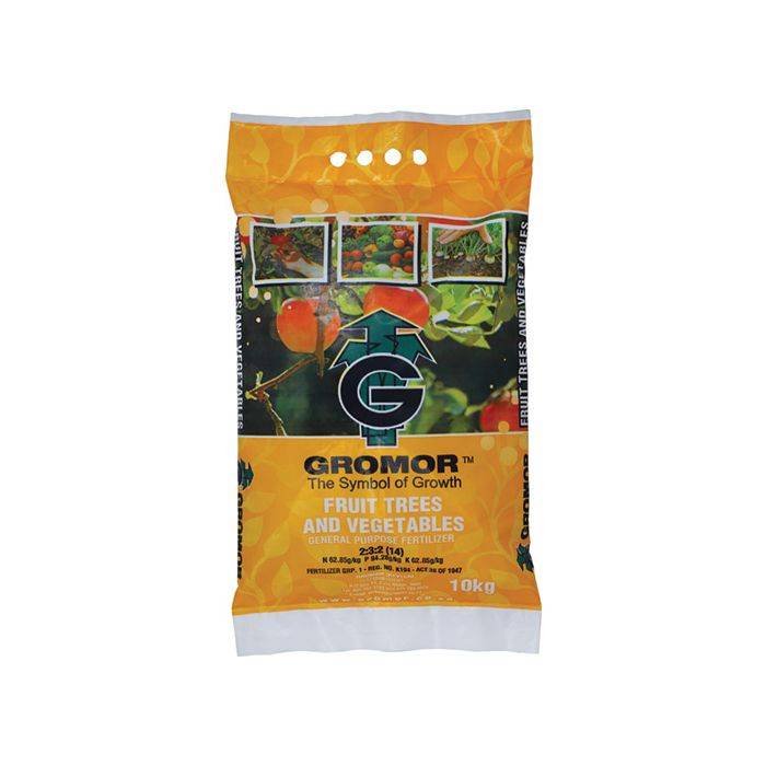 Gromor Fruit Trees & Vegetables 2:3:2 (14) Fertilizer 10kg
